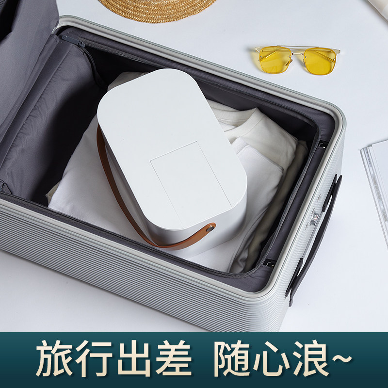 品收纳盒带镜子一体桌面防尘大容量梳妆收纳品,淘宝优惠券,粉丝福利购,淘宝优惠卷