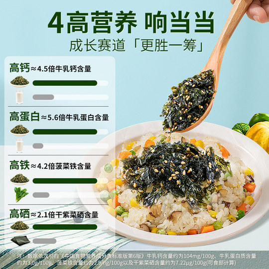 春江月海苔碎拌饭专用食材婴儿童无添加剂即食零食商用批发芝麻碎