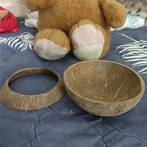 天然椰子壳底座固定支架创意工艺品椰子固定架子 10个起包邮 - 图1