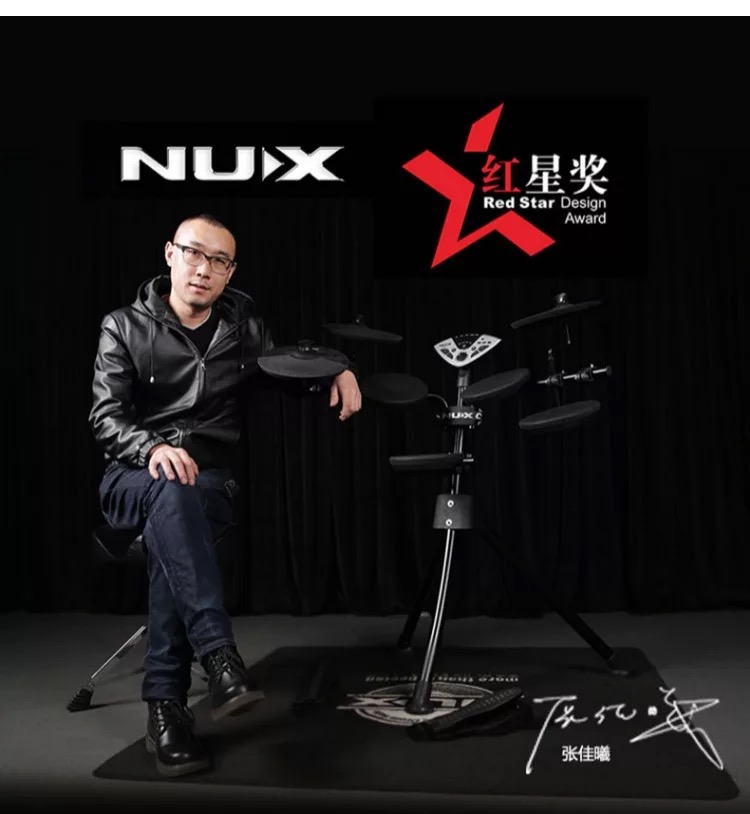大艺都乐器专营店NUX小天使专业电鼓架子鼓儿童初学者练习便携式成人爵士鼓电子鼓2