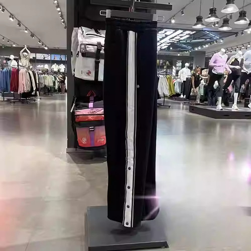 李宁24冬季男新款加绒反伍透气时尚潮流百搭宽松舒适卫裤 AKLUB41 - 图0