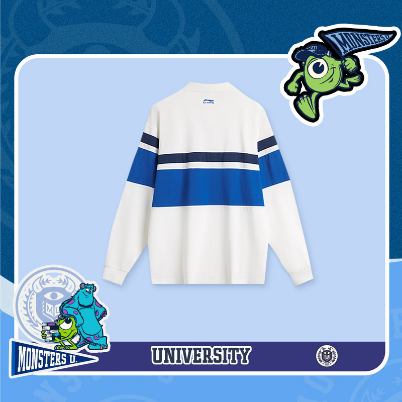 李宁2025秋季X怪兽大学联名系列男子宽松长袖POLO衫APLU145,淘宝优惠券,粉丝福利购,淘宝优惠卷