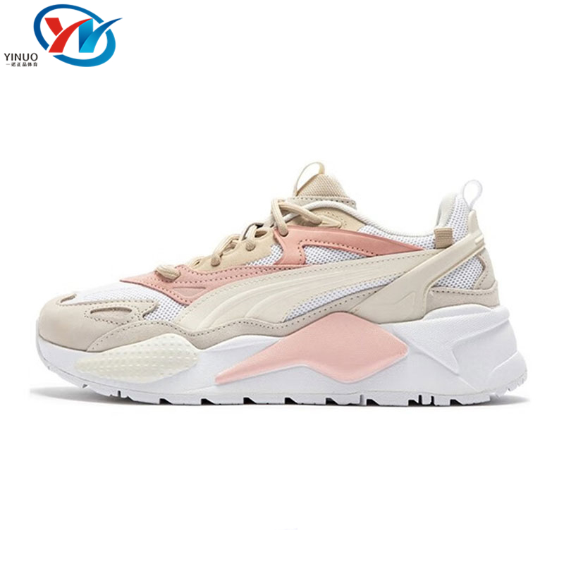 Puma/彪马 Efekt Prm 白粉黄 女子防滑耐磨运动休闲鞋 390776-04 - 图0