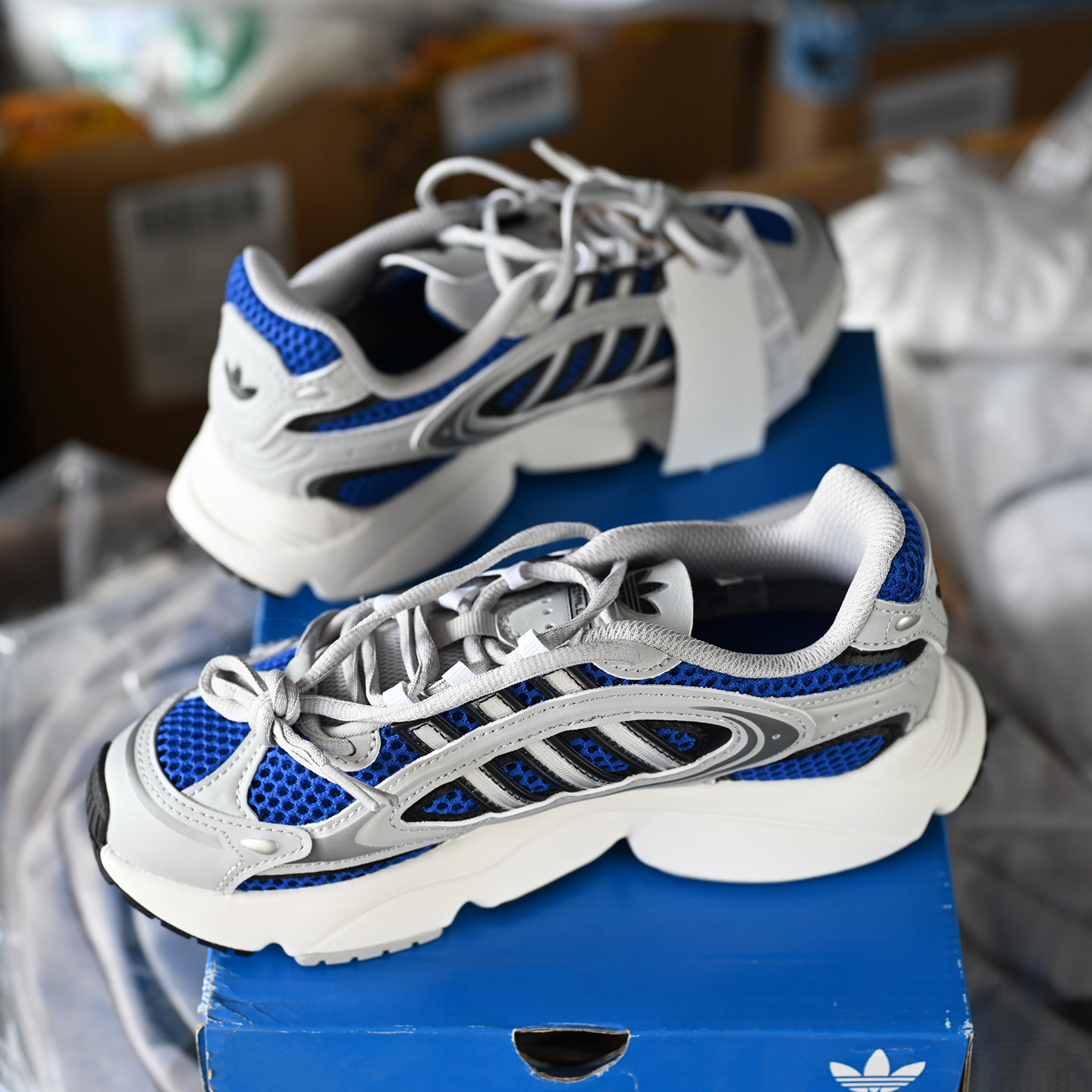 Adidas阿迪达斯三叶草Ozmillen男女同款复古缓震运动休闲鞋IF3446,淘宝优惠券,粉丝福利购,淘宝优惠卷