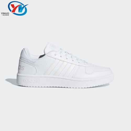 Adidas/阿迪达斯 HOOPS2.0 女子纯白运动休闲鞋板鞋B42096 FY6024 - 图1