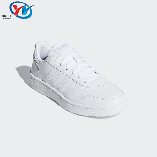 Adidas/阿迪达斯 HOOPS2.0 女子纯白运动休闲鞋板鞋B42096 FY6024 - 图2
