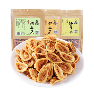 卧龙猫耳朵零食小吃280g*3袋