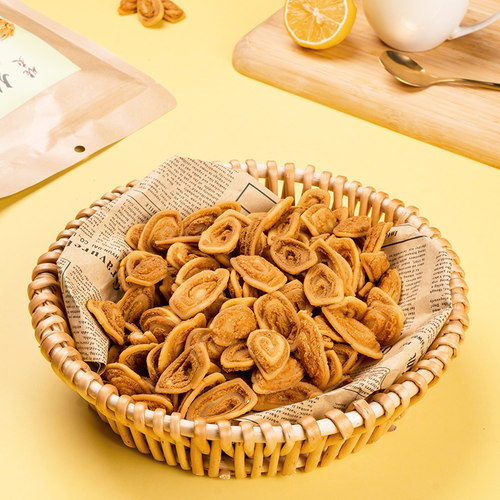 卧龙酥脆猫耳朵零食怀旧小吃280g*2袋休闲食品好吃办公室夜宵糕点 - 图2