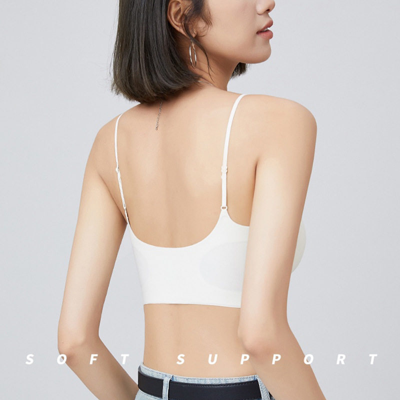 隐形无痕粉底液内衣白T不透细肩带收副乳防下垂美背运动文胸女,淘宝优惠券,粉丝福利购,淘宝优惠卷