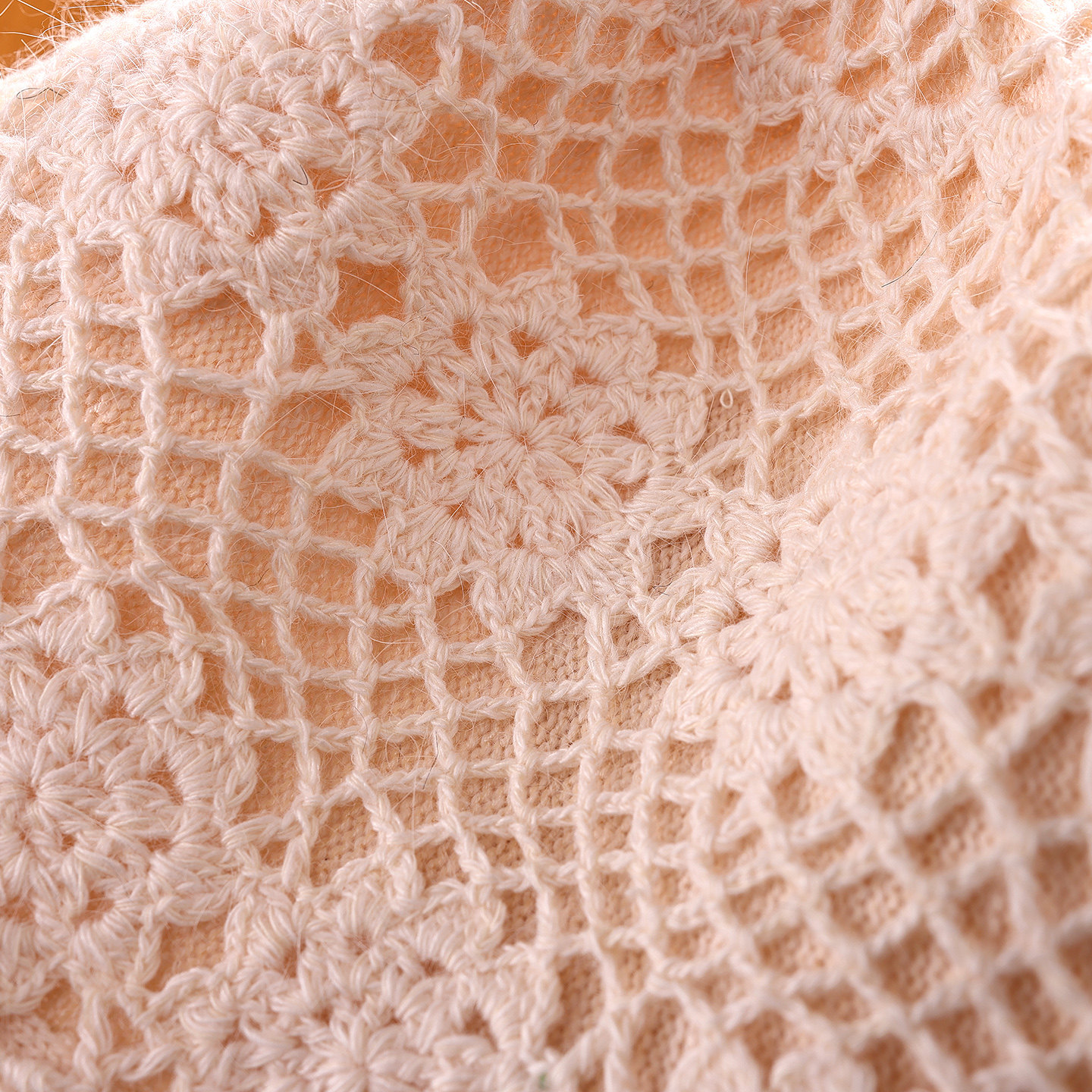 手工编织镂空渔夫帽女秋冬时尚蕾丝花边兔毛保暖帽子显脸小水桶帽,淘宝优惠券,粉丝福利购,淘宝优惠卷