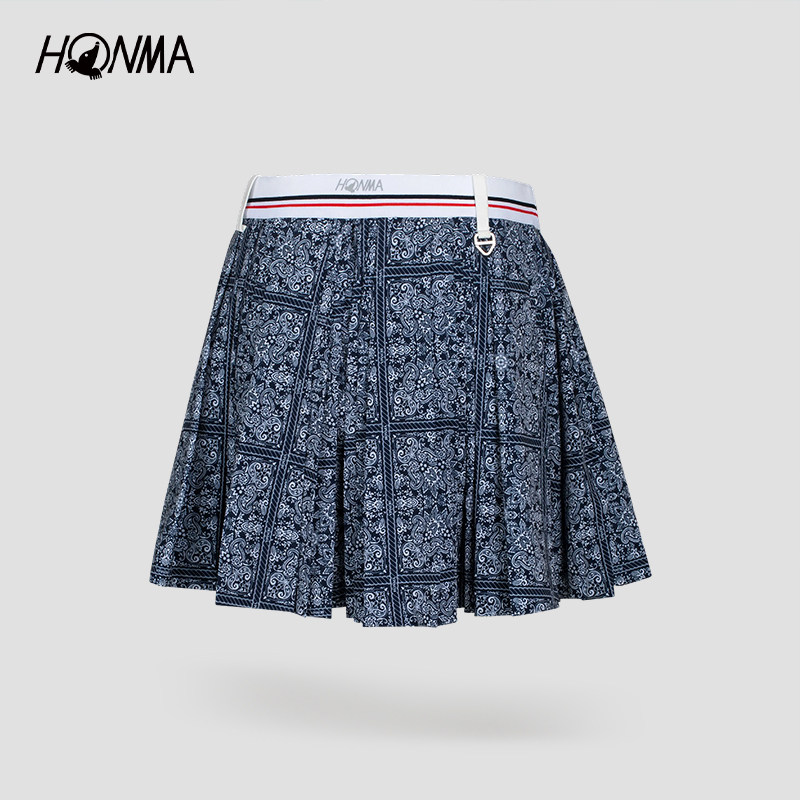 [专业高尔夫]HONMA2025夏季新款女士短裙轻盈弹力舒适印花设计,淘宝优惠券,粉丝福利购,淘宝优惠卷