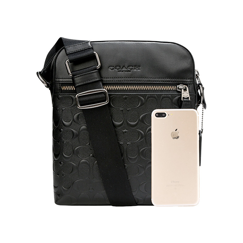 coach /蔻驰男士飞行员皮质斜挎包 云奢汇男士包袋