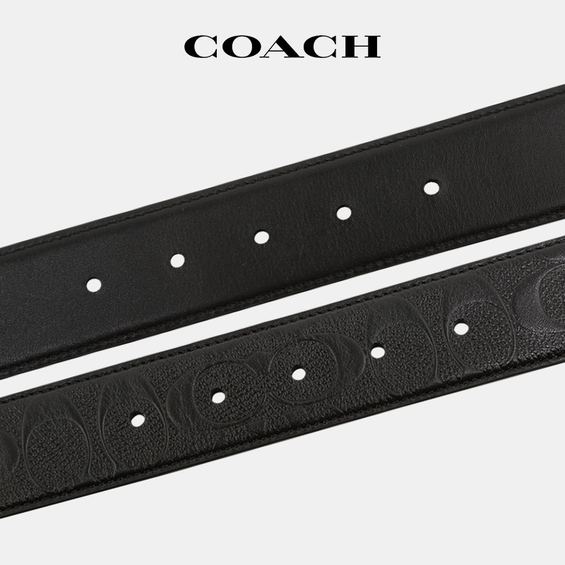 【官方授权】coach /蔻驰男士腰带 云奢汇腰带/皮带/腰链