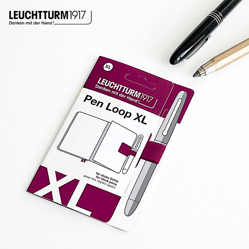 LEUCHTTURM1917德国灯塔XL笔环笔插橡皮绑带收纳彩色笔环随身收纳笔记本旋转笔笔插-图1