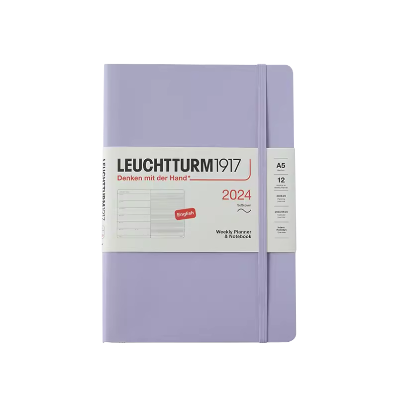 LEUCHTTURM1917德国灯塔1917笔记本2024年周计划本硬封皮学习记录自由送礼工作周笔记本【可定制印名字】 - 图3