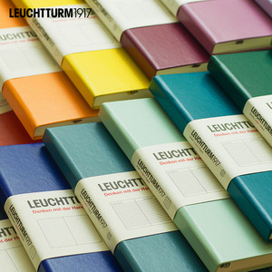 LEUCHTTURM1917德国灯塔1917经典笔记本B6硬封皮随行本系列办公笔记本日记本横线手账记事本【可定制印名字】