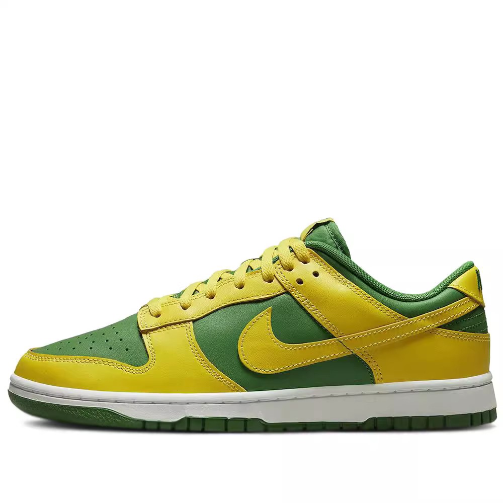 Nike/耐克 Dunk Low Retro男巴西反转黄绿低帮休闲板鞋DV0833-300 - 图3