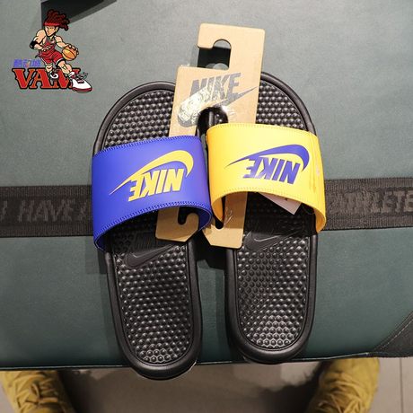 nike benassi lakers