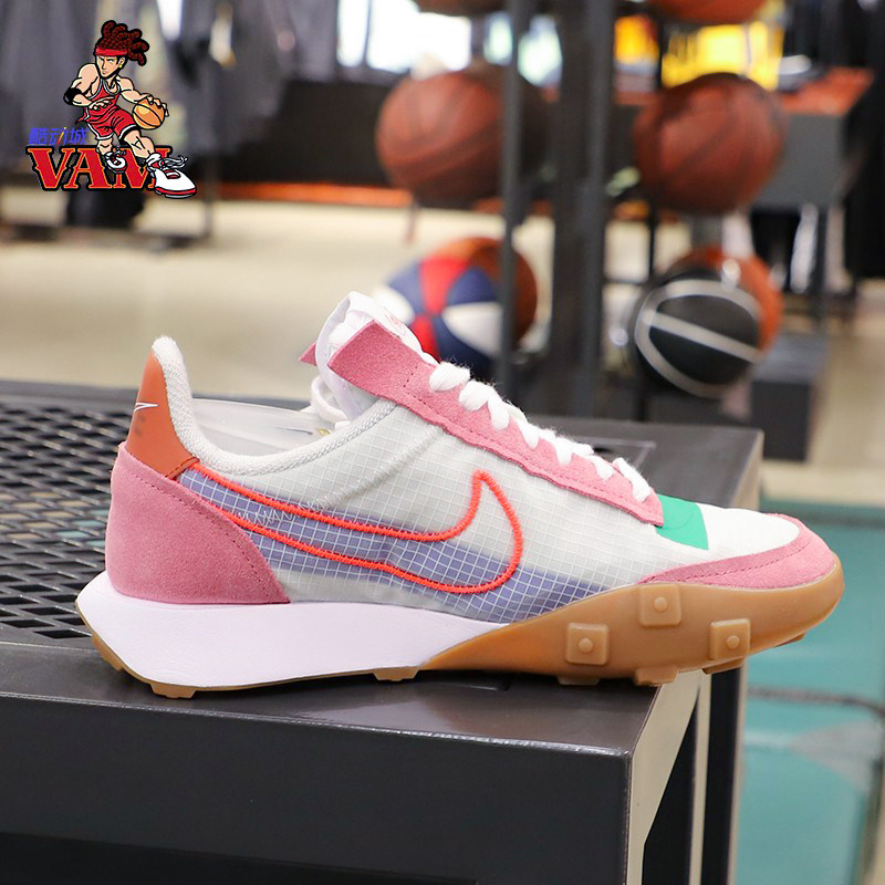 耐克nikewaffle racer 2x 复古女华夫跑鞋 ck6647-600 dc4467-100