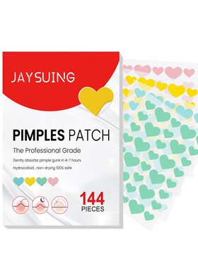 144pcs Star Pimple Patch Acne Colorful Invisible Acne