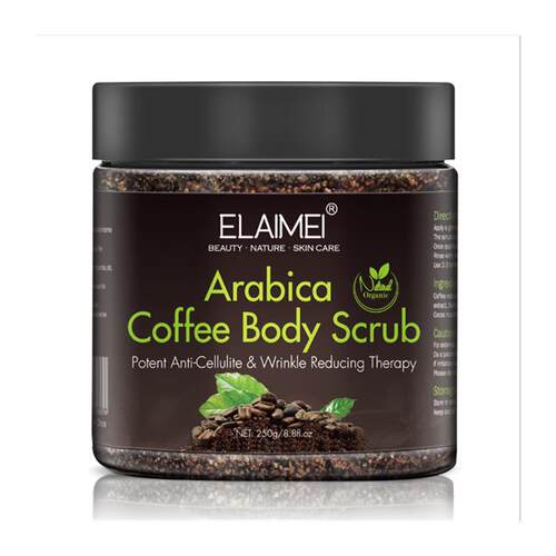 Arabica Coffee Body Scrub Anti-Cellulite咖啡海盐磨砂膏男女用 - 图3