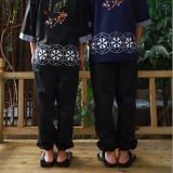 Индивидуальные японские штаны, пижама, подсветка пола, фонарь