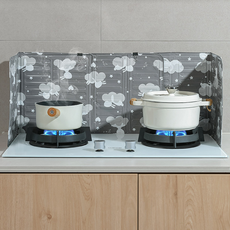 厨房家用炉灶挡油板砂锅集成燃气煤气灶防油挡板耐高温灶台防油溅,淘宝优惠券,粉丝福利购,淘宝优惠卷