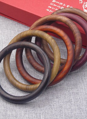 民族风个性饰品男女通用黑檀绿檀鸡血藤复古手镯