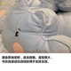 Ikea feder light blue pillow solit cushion