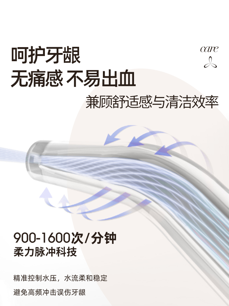 罗曼便携式冲牙器电动水牙线洗牙器正畸温和护牙龈不易出血mini8 - 图0