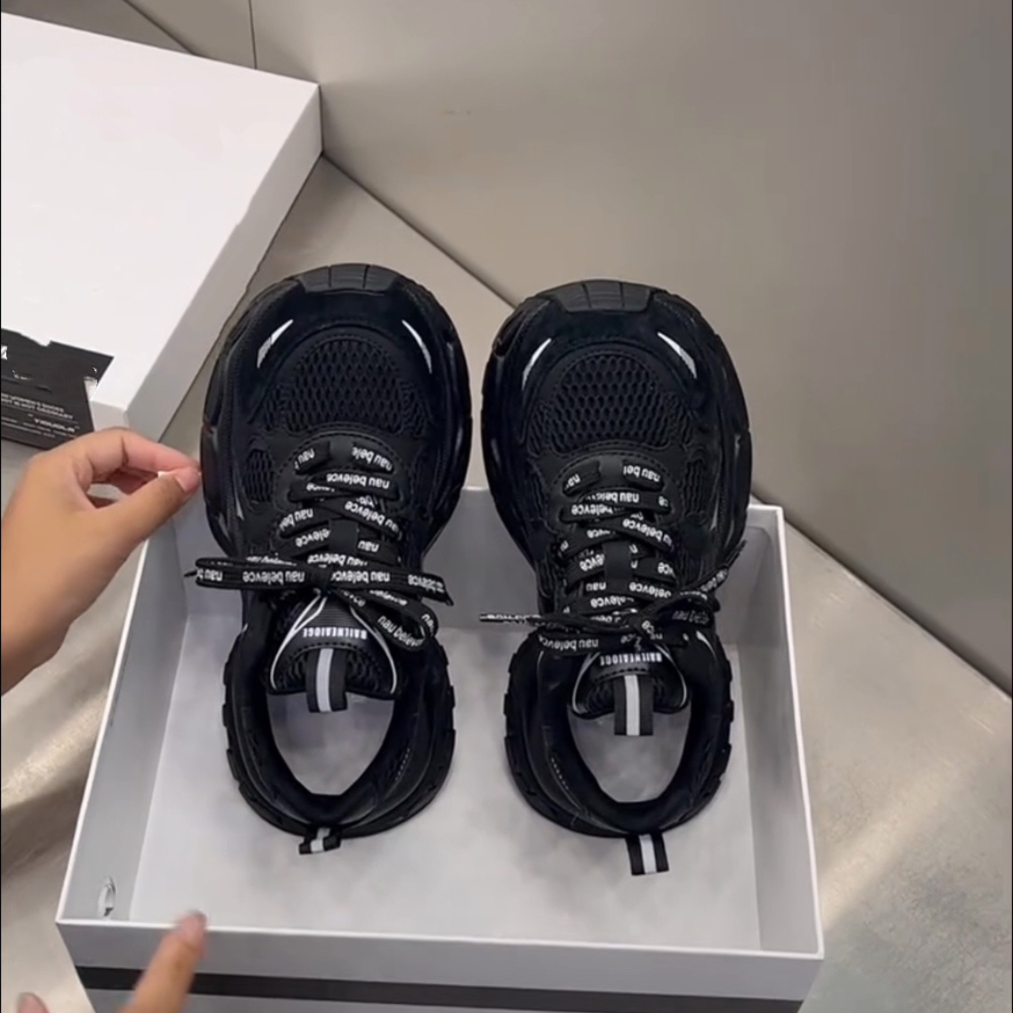 新赵露思同款厚底时尚老爹鞋女2025新款百搭休闲鞋银灰运动潮鞋女 - 图0