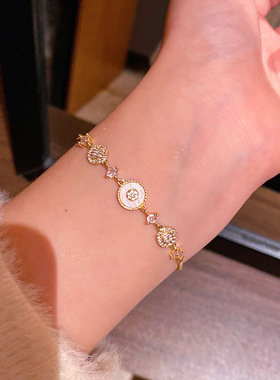 欧美爆款镶钻抽拉式女手链