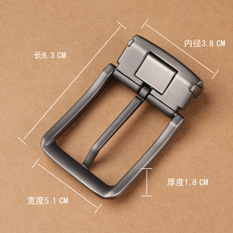 针扣男士皮带扣头学生裤带头腰带卡扣韩版新款正品适用3.8cm卡子-图3