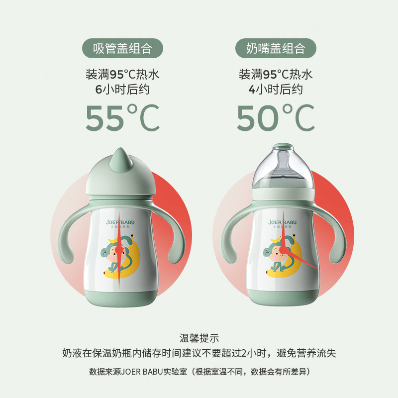 小袋鼠巴布儿童带吸管鸭嘴保温杯 小袋鼠巴布米迪水杯