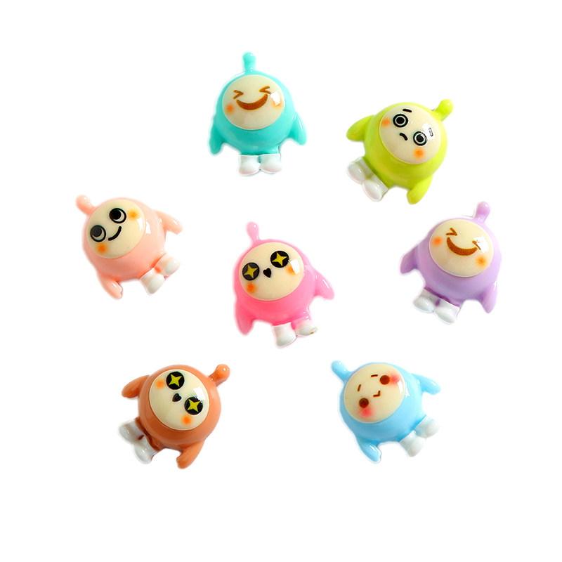 蛋仔派对玩偶卡通搞怪表情包蛋仔派对玩偶奶油胶diy手工制作饰品网红树脂配件