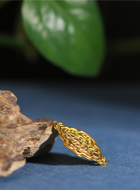 足金手工錾刻古法黄金貔貅吉祥金