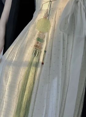 腰佩流苏禁步腰链雅致玉佩挂件