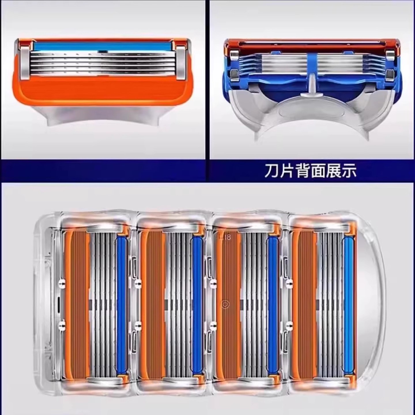 2025 new manual shaver five-layer head