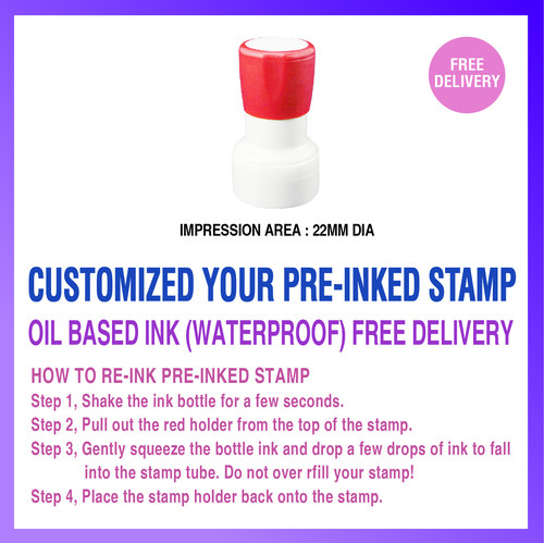 self Inking stamp customized pre inked stamp flashink stamp - 图2