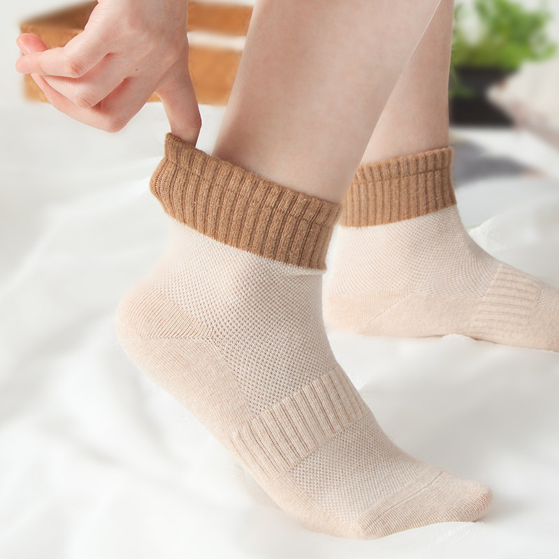 春织中老年女袜棉质妈妈袜子短袜 春织短袜/打底袜/丝袜/美腿袜