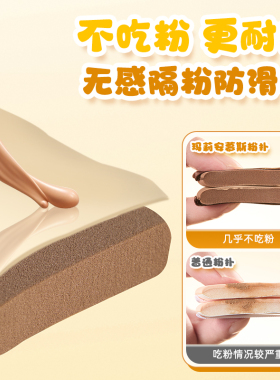 1盒*7枚 干湿两用气垫粉扑化妆师粉底液专用粉饼上彩妆海绵美妆蛋