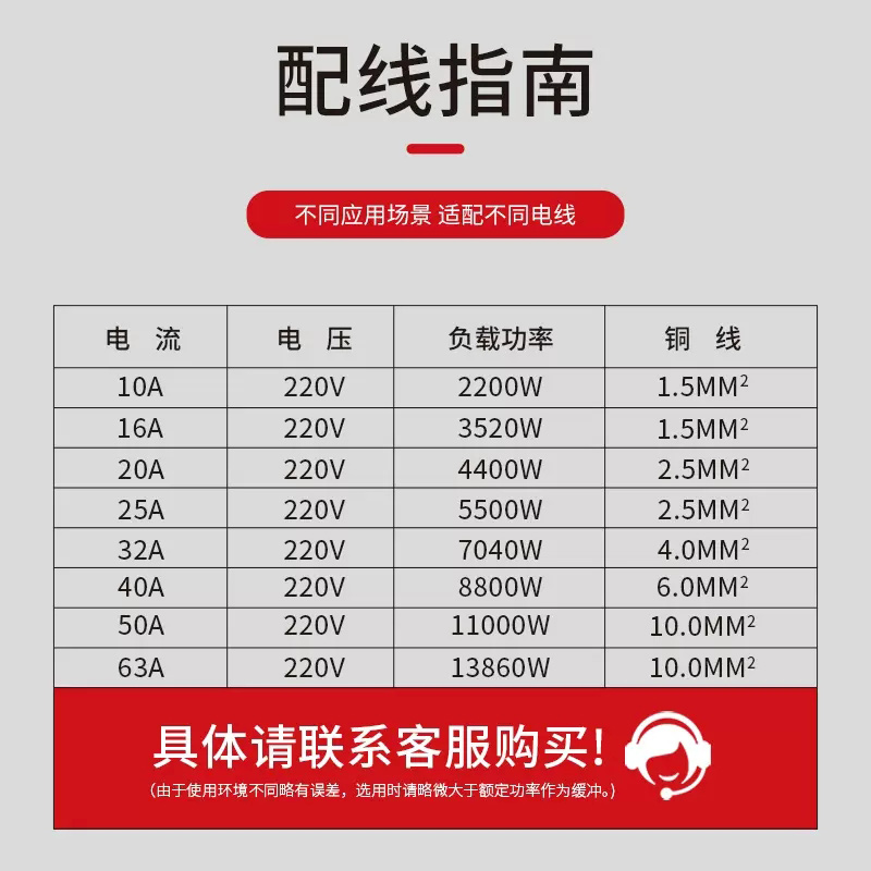 德力西DZ47VLE家用断路器漏电保护器空气开关220V空开漏保16A63A - 图1