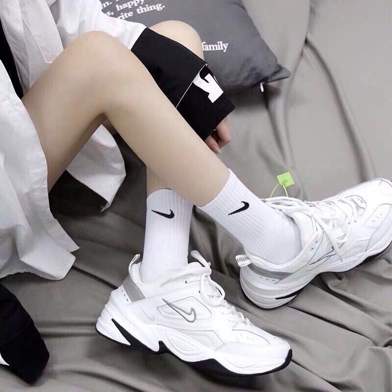 nike耐克袜子纯棉中筒袜毛巾底运动袜男女黑白色长筒袜篮球袜船袜_瑞尔运动家 专注正品_运动包_户外包_配件-第4张图片-提都小院