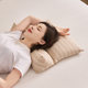 荞麦壳颈椎枕头睡眠牵引三角圆柱成人脖子前倾矫正助睡觉专用颈枕
