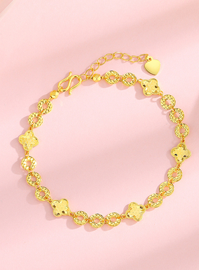 vana幸运享通手链女纯银S925