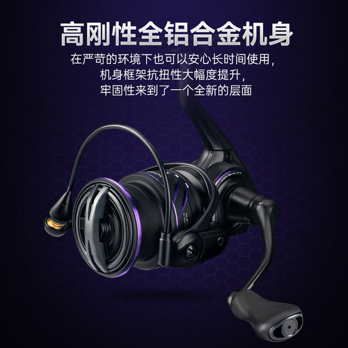 国王路亚泰格曼pro全金属纺车轮远投专用高速比海水高端微物新款 - 图1