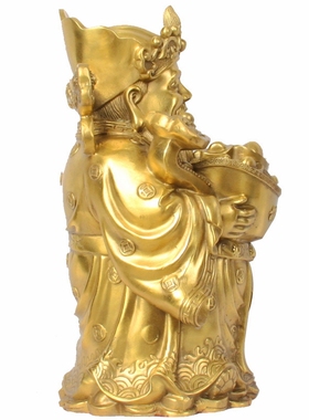 全铜财神爷佛像摆件开业礼品