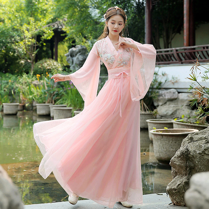 成人女童原创亲子中国风日常气汉服 媚丽舞后汉服