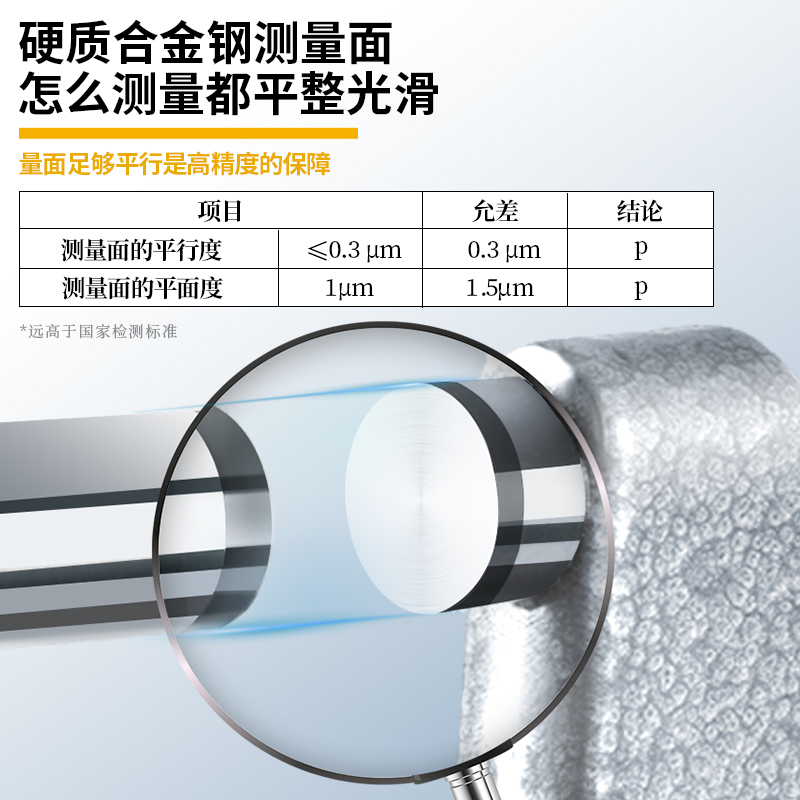 得力千分尺高精度数显测厚外径螺旋测微仪器壁厚杠杆电子千分卡尺-图2