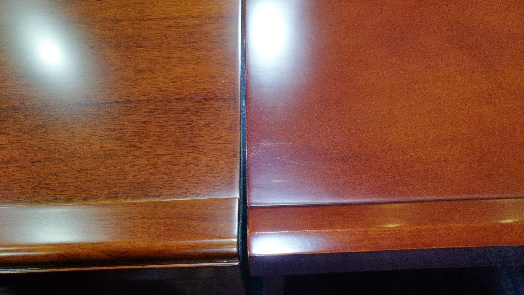 北京天津河北专业家具工程配套高档办公家具实木贴面条桌120X40cm - 图2